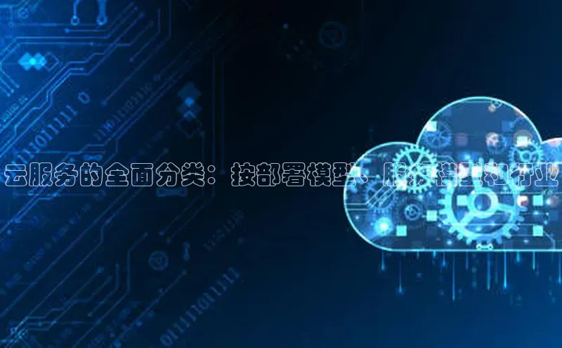 杏鑫登录测速轻美电器云服务的全面分类：按部署模型、服务模型和行业