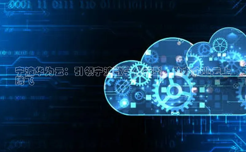 杏鑫彩票官网app雷柏科技宁波华为云：引领宁波数字化转型，助力企业云上
腾飞