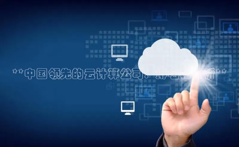 杏鑫平台开户百度搜索资源平台**中国领先的云计算公司：排名和分析**