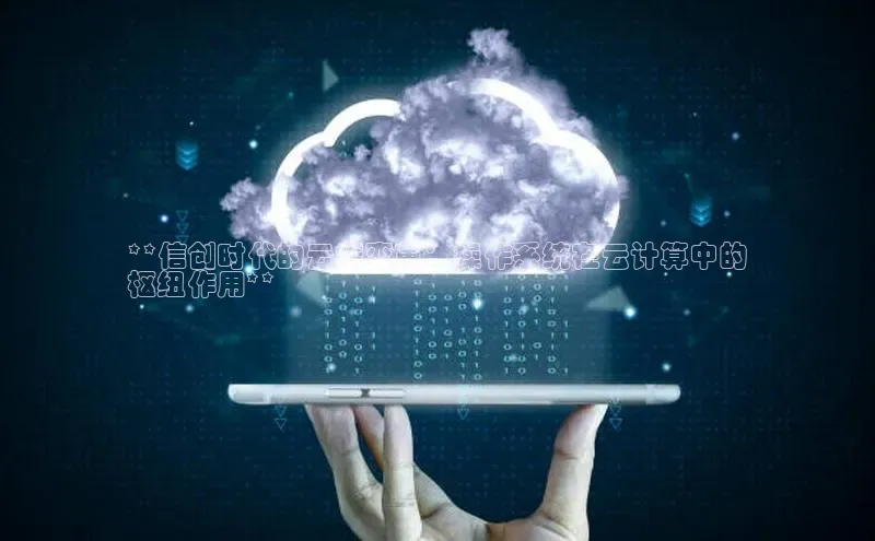 杏鑫彩票官网登录京东**信创时代的云端变革：操作系统在云计算中的
枢纽作用**